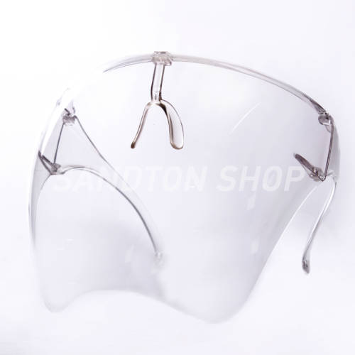 Designer Unisex Clear Full Face Protective Shield Mask